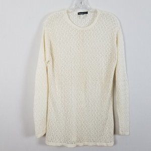 Theomiles thin beautiful‎ ivory sweater size S